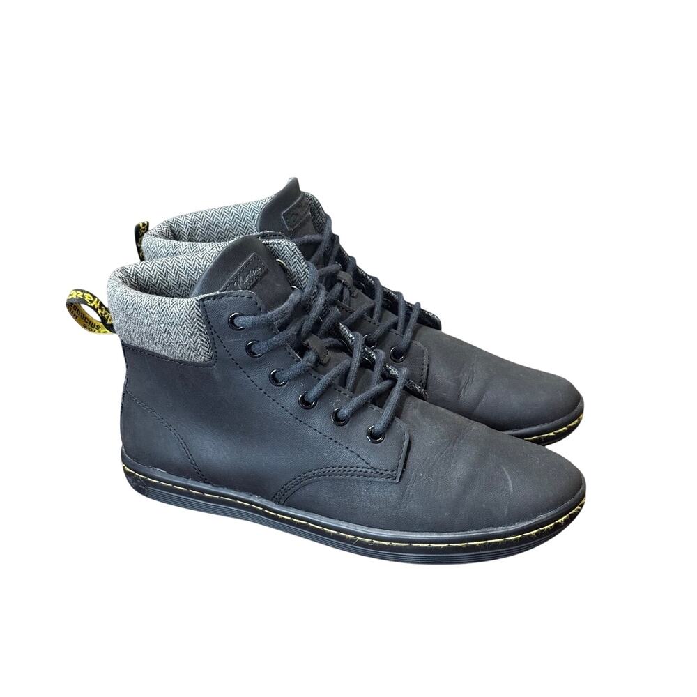 Dr Martens Air Wair Maelly Boots Black Lace Up Chuckka Leather Women's Size 9